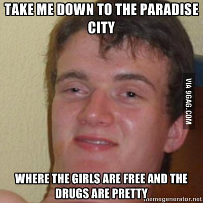 Really High Guy Singing G&R