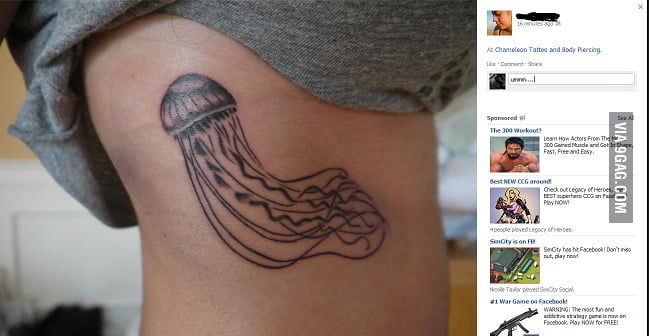 So, my friend got a Jellyfish tattoo
