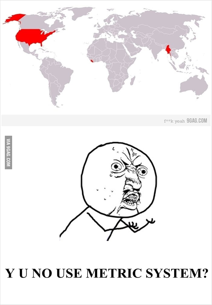Countries That Don t Use Metric System 9GAG