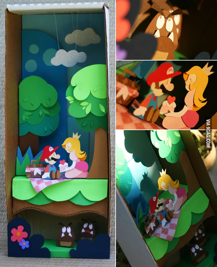 Amazing Paper Mario Paper Art