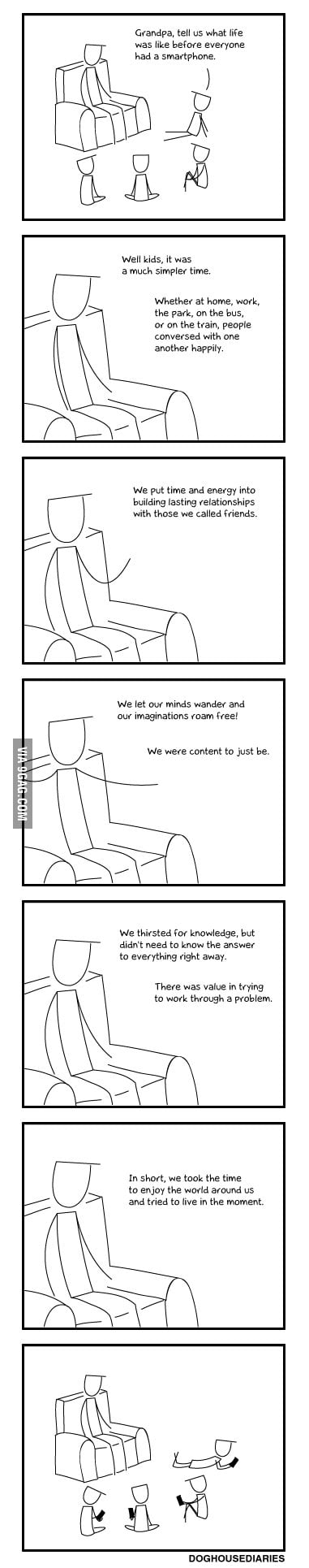 How was life before smartphones?