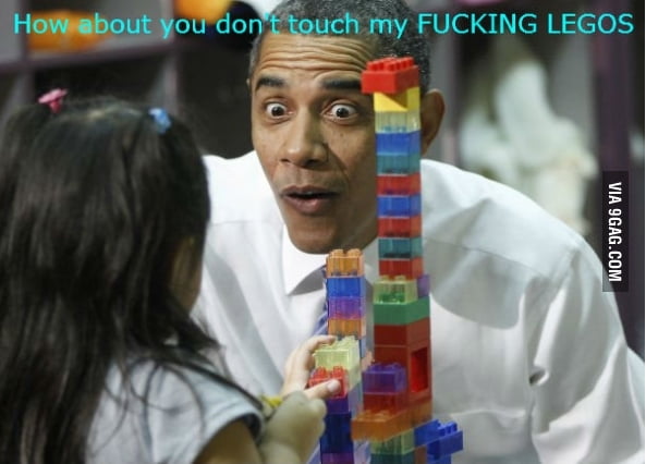 Dont touch my LEGOS!