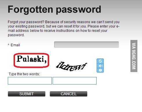Because of security reasons!