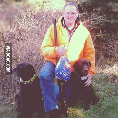 Good job bringing home the turkey, Dad!