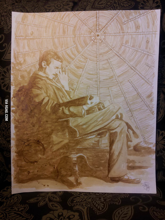 An awesome coffee painting! - 9GAG