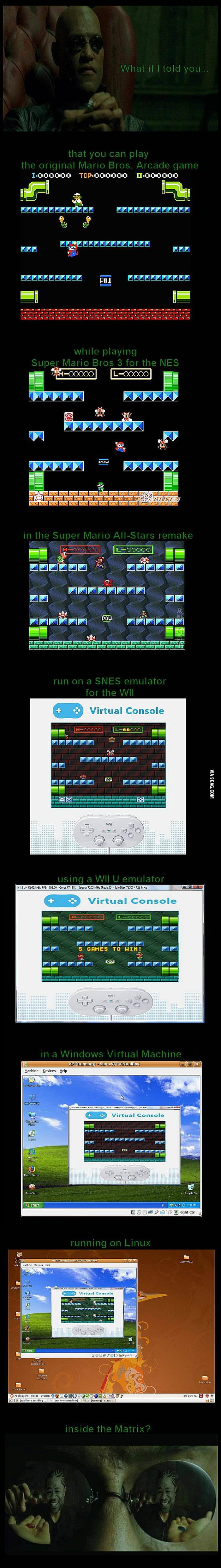 Yo dawg, heard you like Super Mario