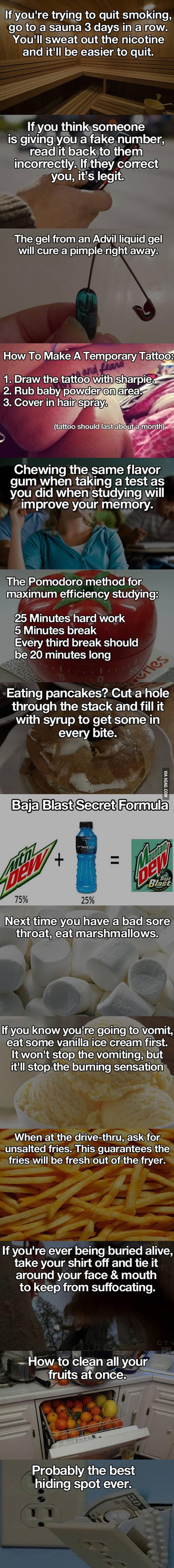 14 Interesting Life Hacks