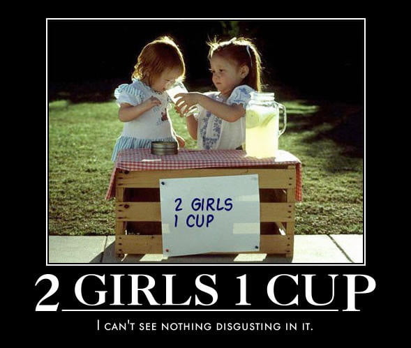 Girls and cup origanal