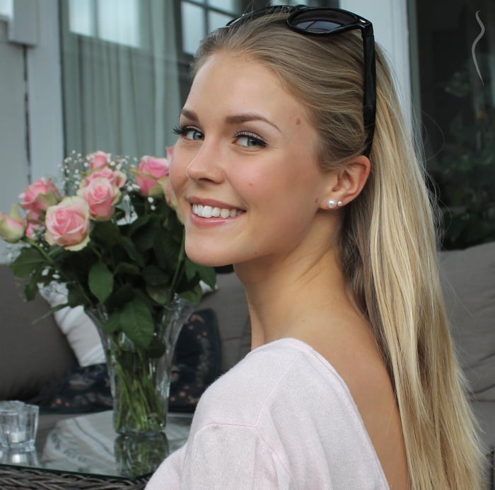 Домашнее видео норвежской модели