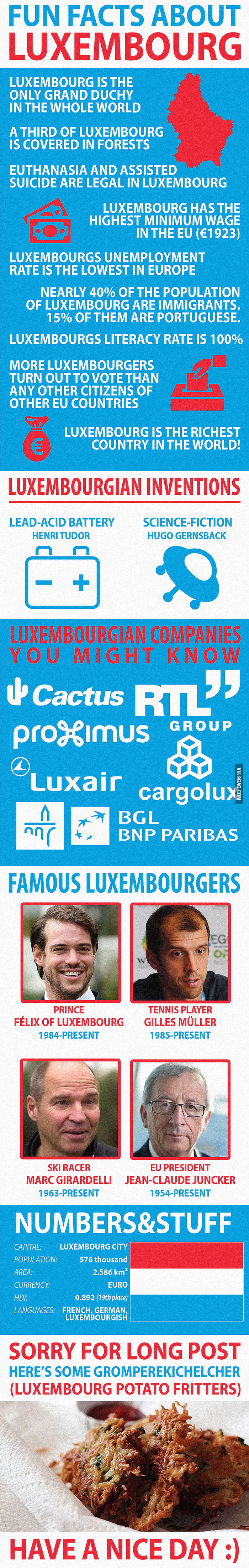 Fun Facts about Luxembourg 9GAG
