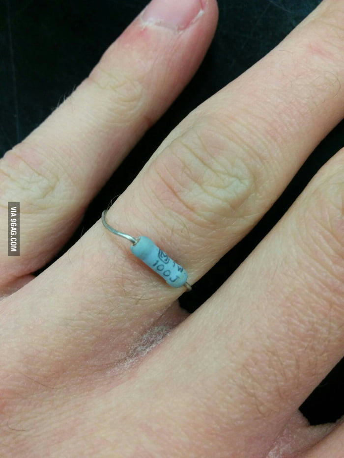 electrical engineer wedding ring