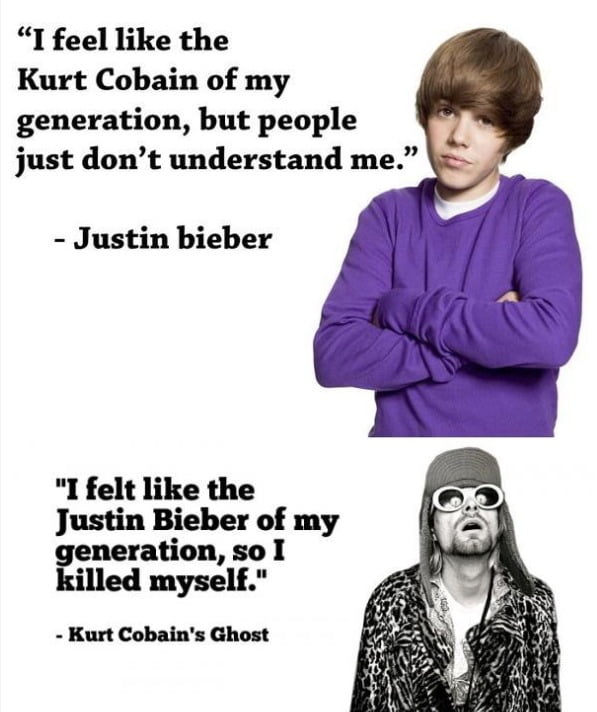 Kurt cobain baby, kurt cobain 9GAG