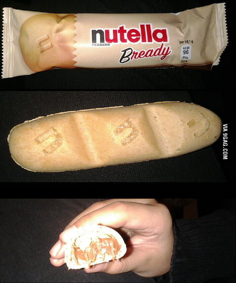 Heard you guys like Nutella (it's covered in a layer of wafer)