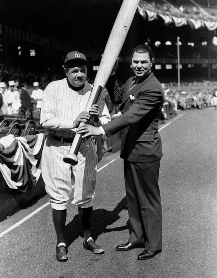 Babe Ruth And Jack Dempsey GAG
