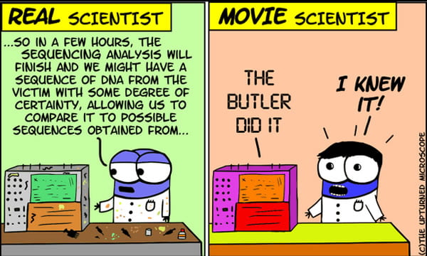 Real vs Movie Scientists - 9GAG