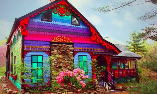 Don’t You Wish You Could Live In This Colorful Wonderland? It Looks ...