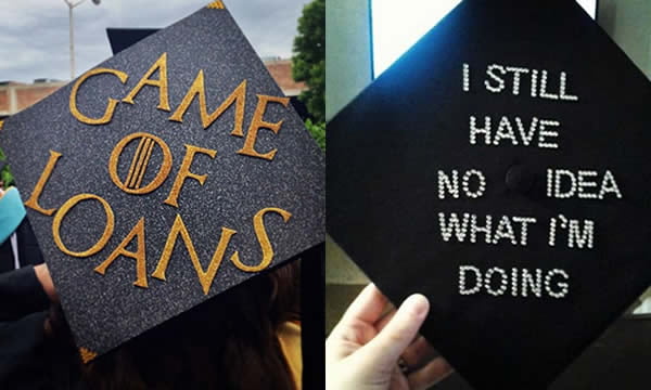 15 Hilarious Graduation Caps That Show Exactly The Status Of Students ...