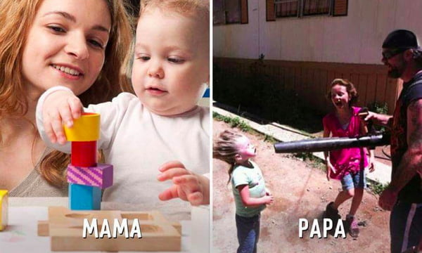 Difference Between Moms And Dads 9gag