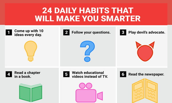 24 daily habits that will make you smarter : r/ZenHabits