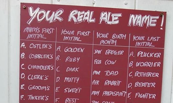 Your real ale name. - 9GAG