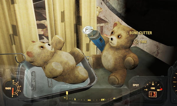 fallout teddy bear plush