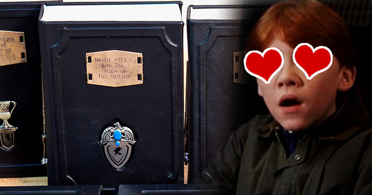 These Leather Bound Harry Potter Editions With Horcrux Bookmarks Will Make  Any Fan Envious
