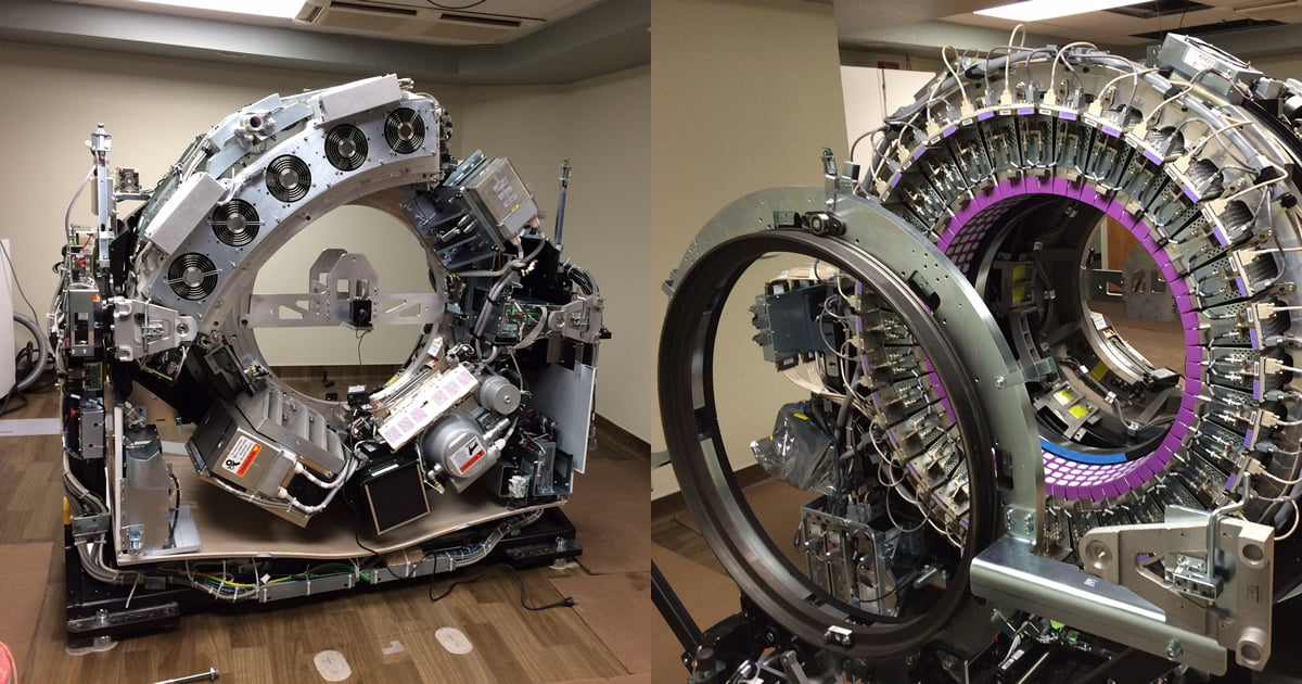 How a CT (cat scan) machine being installed - 9GAG