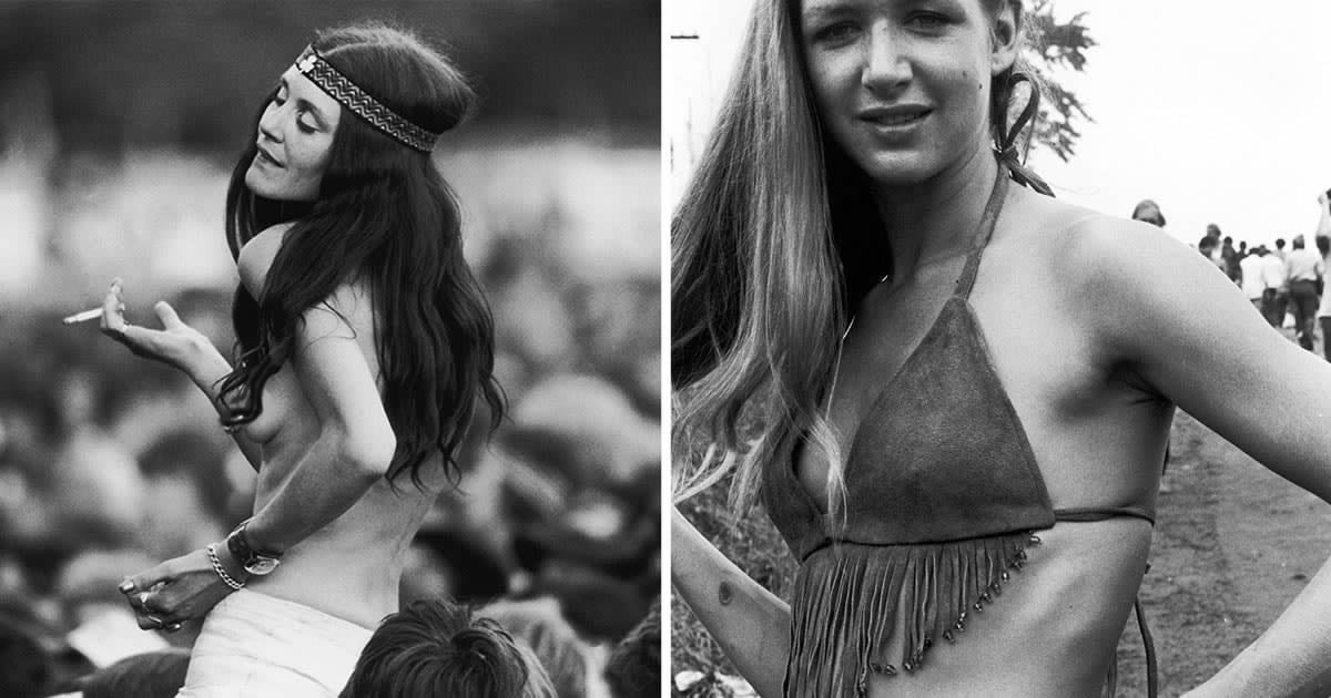 Girls from Woodstock, 1969. 
