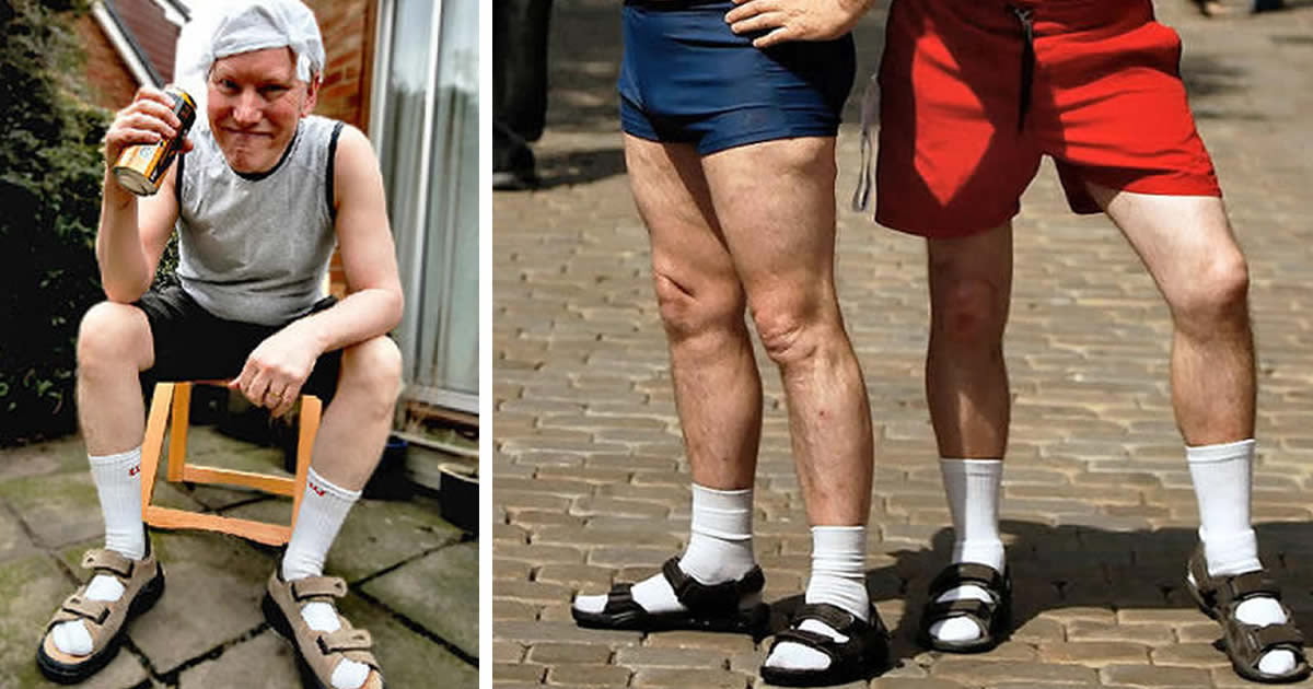 The Absolute Worst Pictures Of Men In Socks And Sandals 9GAG