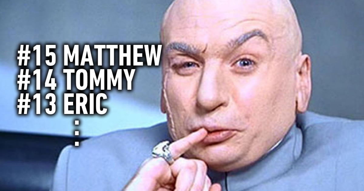 Top 15 Douchebags names 9GAG