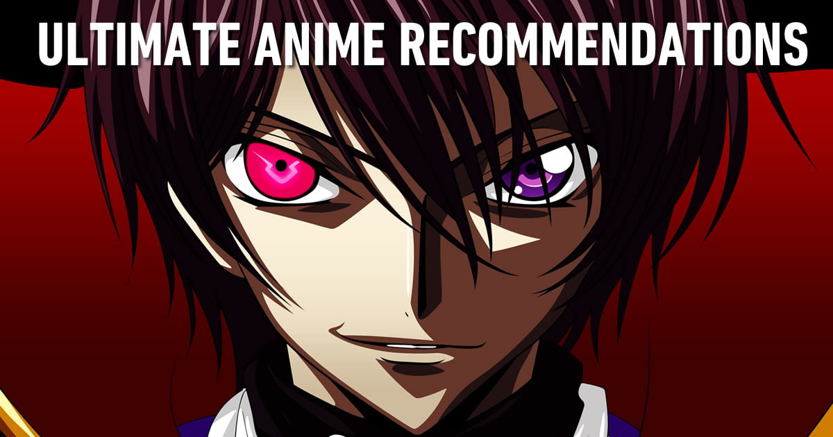 My anime recommendation list (layout inspired by AnimePalette) - 9GAG