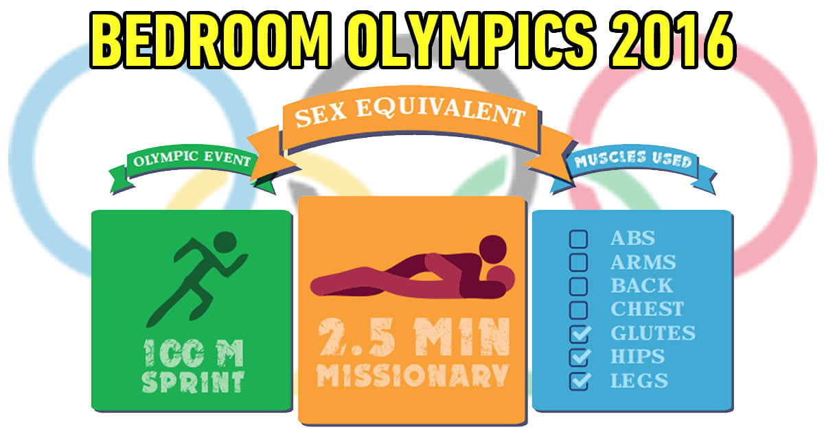 Bedroom Olympics Burn All The Calories Of An Olympic Athlete With These Sex Moves 9gag