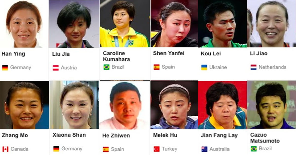 Crazy diversity at Olympic Table Tennis - Rio 2016! - 9GAG