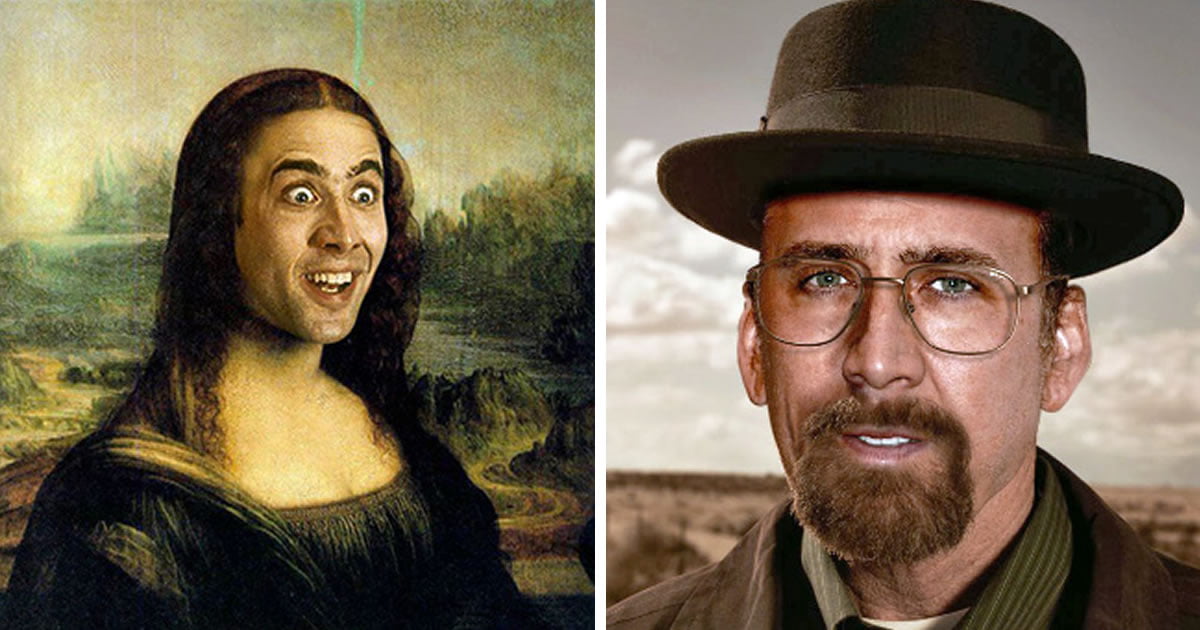 Nicolas Cage Photoshopped As Everyone - 9GAG
