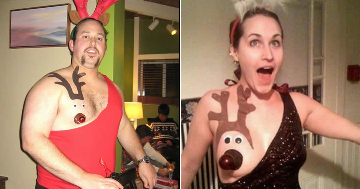 Boob Rudolph Pasty That's Actually Best Christmas Gifts - NSFW.
