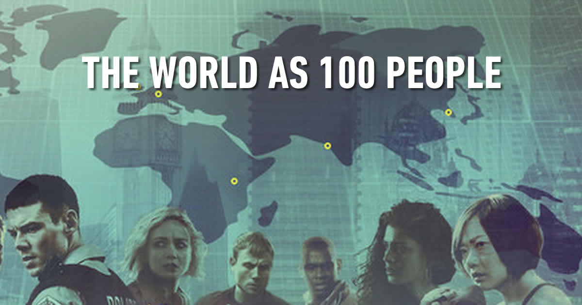 If the world was ending. The World as 100 people" ("мир из 100 человек")..