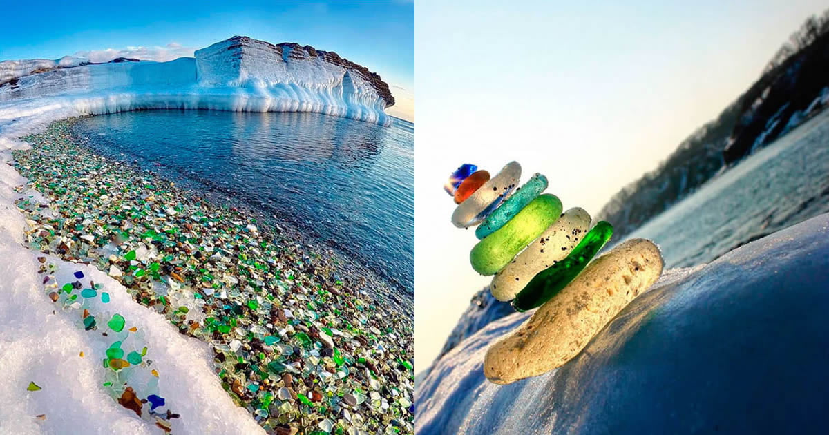 Russians Throw Away Empty Vodka And Beer Bottles, Ocean Turns Them Into ...