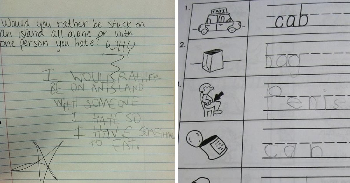 23 Brutally Honest Homework Answers From Kids Who Have Had Enough - 9GAG