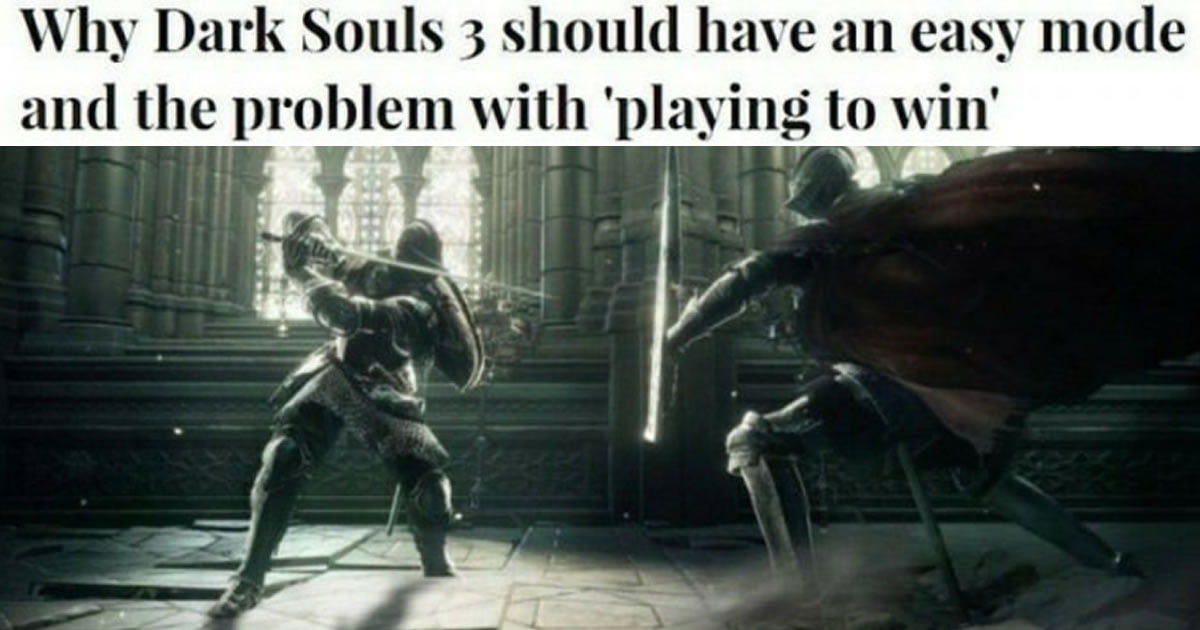 Just installed dark souls 3. can you give some tips how to git gud - 9GAG