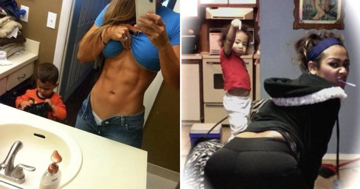 20 worst Mom selfies of all time. 
