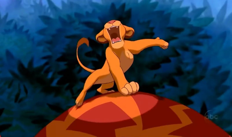 Simba has some good singing skills - 9GAG