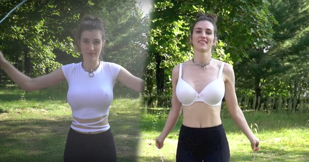piper blush sports bra vs no bra one year later uncensored