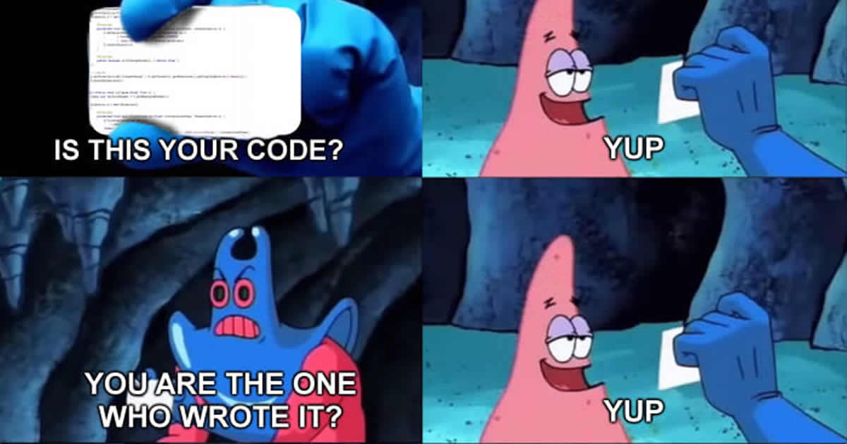 Working with code that I wrote a few weeks ago like... - 9GAG
