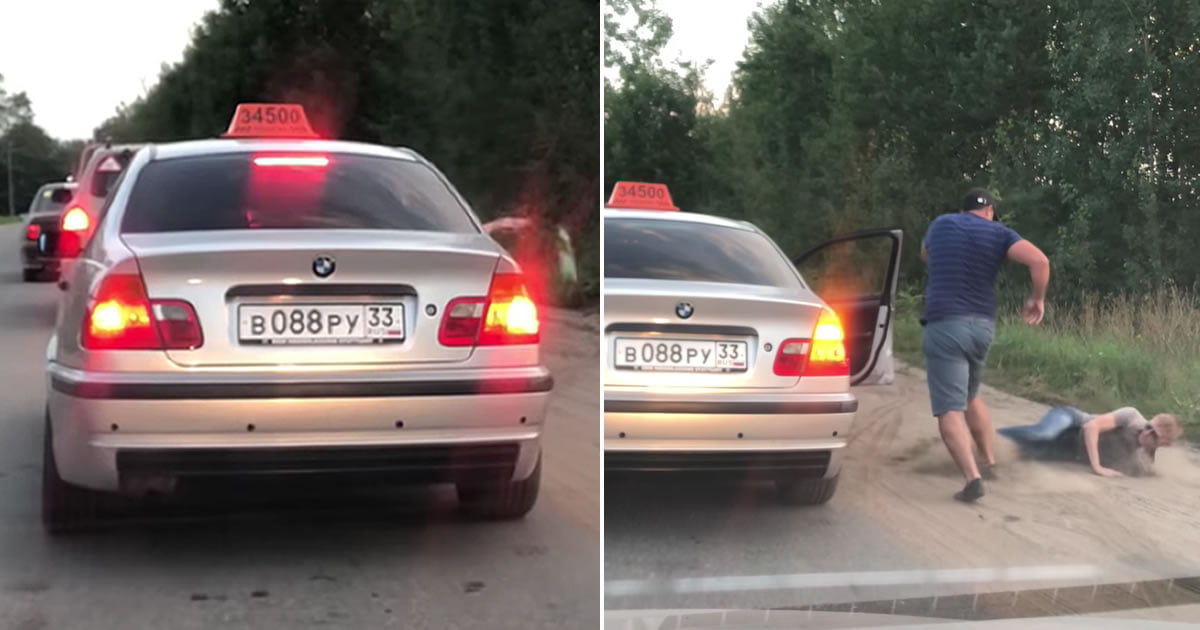 Taxi Driver Throws Passenger Out Of His Taxi For Littering 9GAG