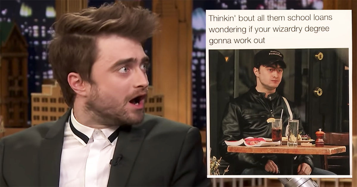 Daniel Radcliffe Reacts to Harry Potter Memes 