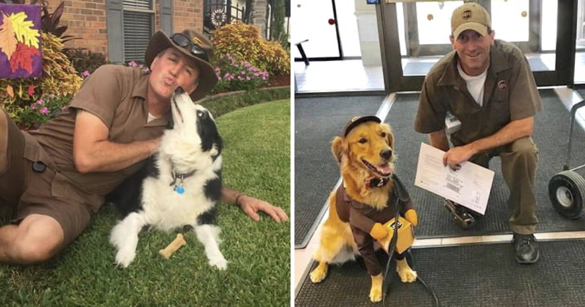 UPS Drivers Created A Page Dedicated To Dogs They Meet On The Job