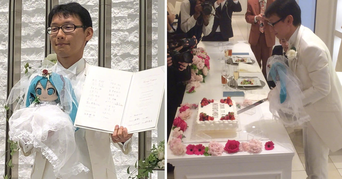A 35-Year-Old Japanese Man Has Married Virtual Singer Hatsune Miku - 9GAG