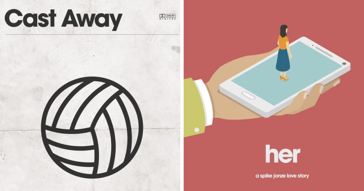 This Guy Designed Minimalist Movie Posters Every Day For A Year 9gag 