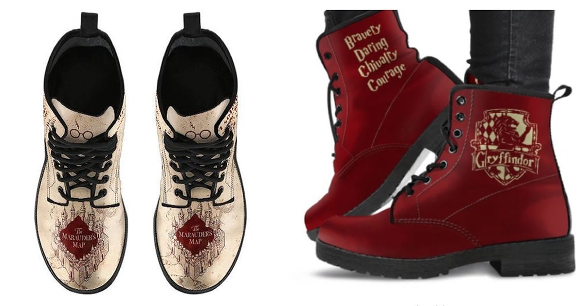 harry potter combat boots