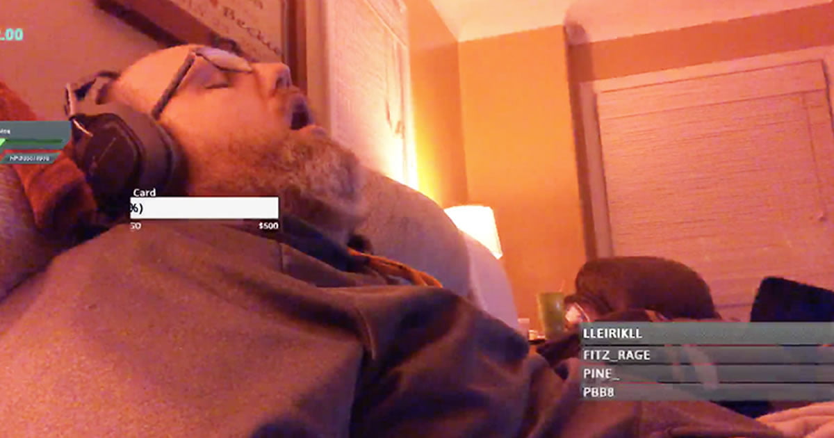 Twitch Streamer Accidentally Falls Asleep Wakes Up To Find People